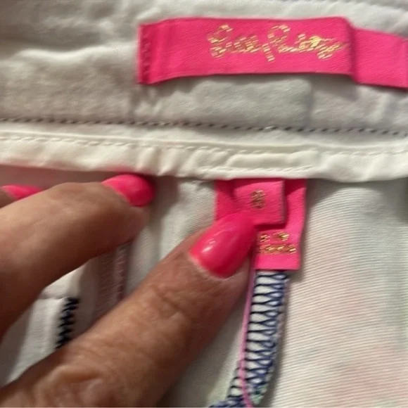 Lilly Pulitzer Darci Knot Shorts NWT Sz 8 - Picture 8 of 9